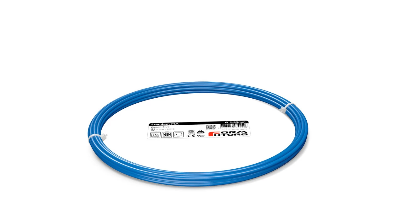 PLA 3D Printer Filament Premium PLA 2.85mm Ocean Blue 50 Gram 3 PLA 3D Printer Filament Premium PLA 2.85mm Ocean Blue 50 Gram