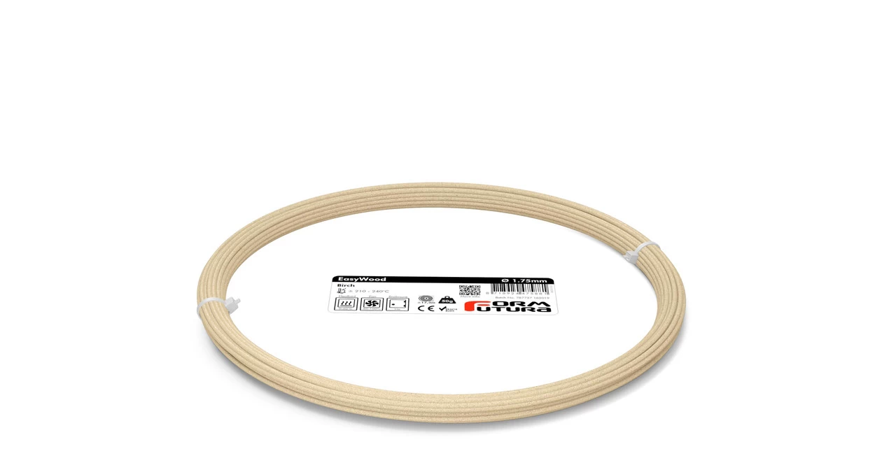 Wood Feel PLA Based Filament EasyWood 1.75mm Birch 50 Gram 3D Printer Filament 6 Wood Feel PLA Based Filament EasyWood 1.75mm Birch 50 Gram 3D Printer Filament - Image 4