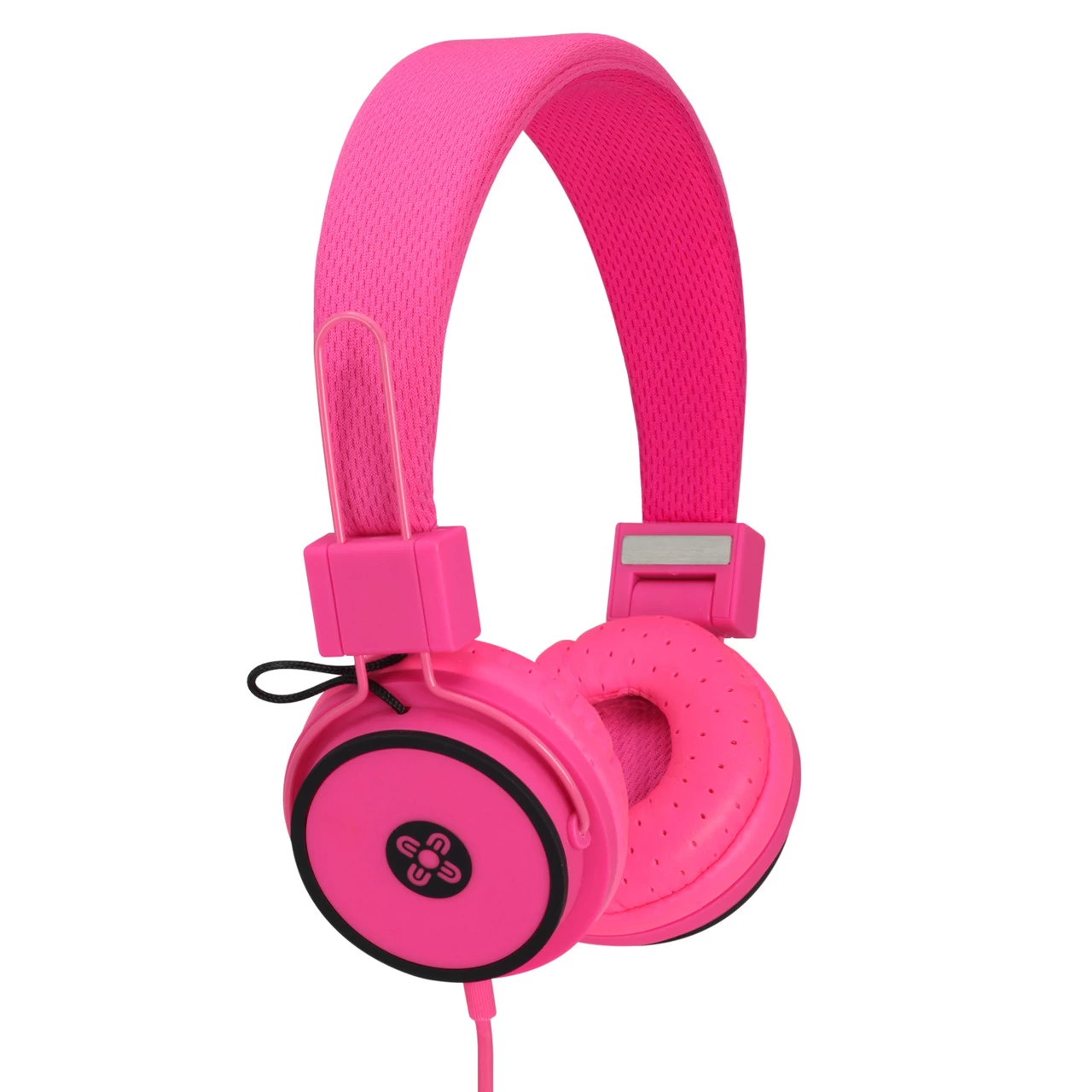 MOKI Hyper Pink Headphones 3 MOKI Hyper Pink Headphones
