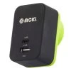 MOKI Wall Charger + Type-C + USB 3.0 RapidCharge - Black -Office Electronics Store ACC MTCWP 00 48337.1619601773
