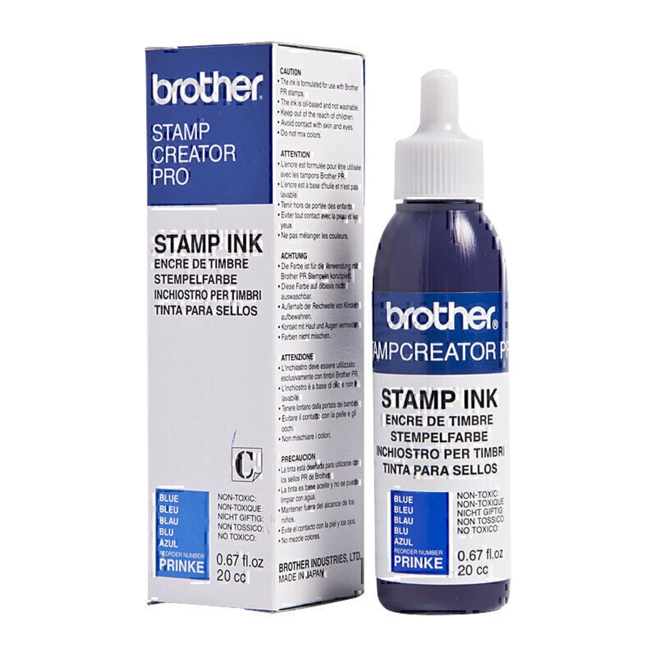 BROTHER Refill Ink Blue 3 BROTHER Refill Ink Blue