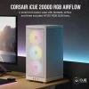 CORSAIR ICUE 2000D RGB AIRFLOW, Mesh Panels, USB-C, ICUE, 3x AF120 RGB Slim Fans, Mini ITX Tower - White. Case -Office Electronics Store CAC 2000DRGB ITX WH 13726.1700836301