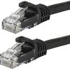 ASTROTEK CAT6 Cable 2m - Black Color Premium RJ45 Ethernet Network LAN UTP Patch Cord 26AWG-CCA PVC Jacket