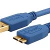 ASTROTEK USB 3.0 Cable 2m - Type A Male To Micro B Blue Colour -Office Electronics Store CBAT USB3MICRO AB 2M 68429.1602480470