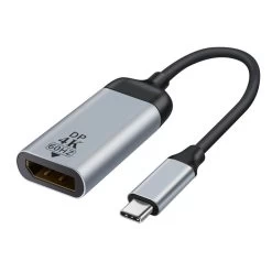 ASTROTEK USB-C To DP DisplayPort Male To Female Adapter 15cm Cable Support4K@60Hz Aluminum Shell Gold Plating For Windows Android Mac OS