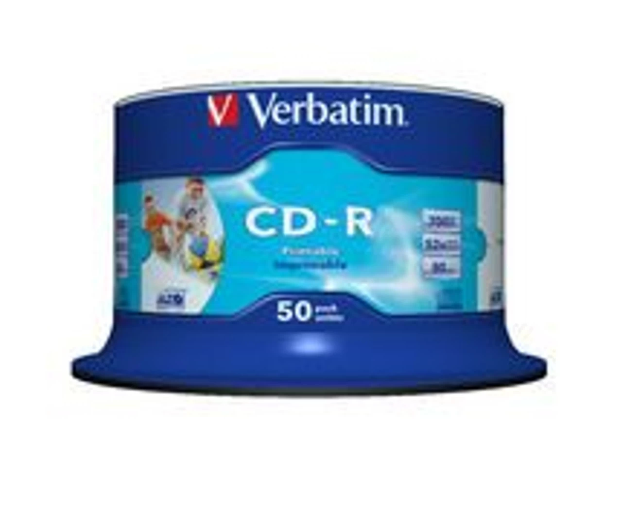 VERBATIM CD-R 700MB 50Pack Of White InkJet 52x 3 VERBATIM CD-R 700MB 50Pack Of White InkJet 52x
