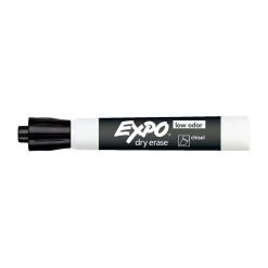 EXPO White Board Marker Chisel Black Color Box Of 12 -Office Electronics Store EXP80001 18593.1646295172