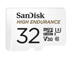 SANDISK 32GB High Endurance MicroSDHC Card SQQNR 2,500 Hrs UHS-I C10 U3 V30 100MB/s R 40MB/s W SD Adaptor 2Y -Office Electronics Store FMS MSDHE 032G 62317.1614575220