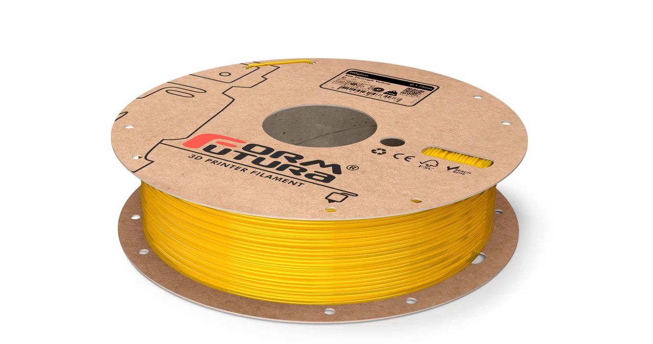 PETG Filament HDglass 1.75mm See Through Yellow 750 Gram 3D Printer Filament 3 PETG Filament HDglass 1.75mm See Through Yellow 750 Gram 3D Printer Filament