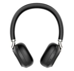 YEALINK BH76 Teams Certified Bluetooth Wireless Stereo Headset, Black, ANC, USB-A, Rectractable Microphone, 35 Hours Battey Life