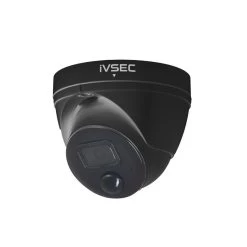 IVSEC IVSEC TURRET IP CAMERA 5MP 2.8MM LENS POE IP66 30M IR MIC IVS BLACK