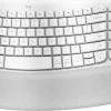LOGITECH Ergo Series Wave Keys Wireless Ergonomic Keyboard (Off-white) -Office Electronics Store KBLT WAVEKEYS WHITE 75155.1713982536