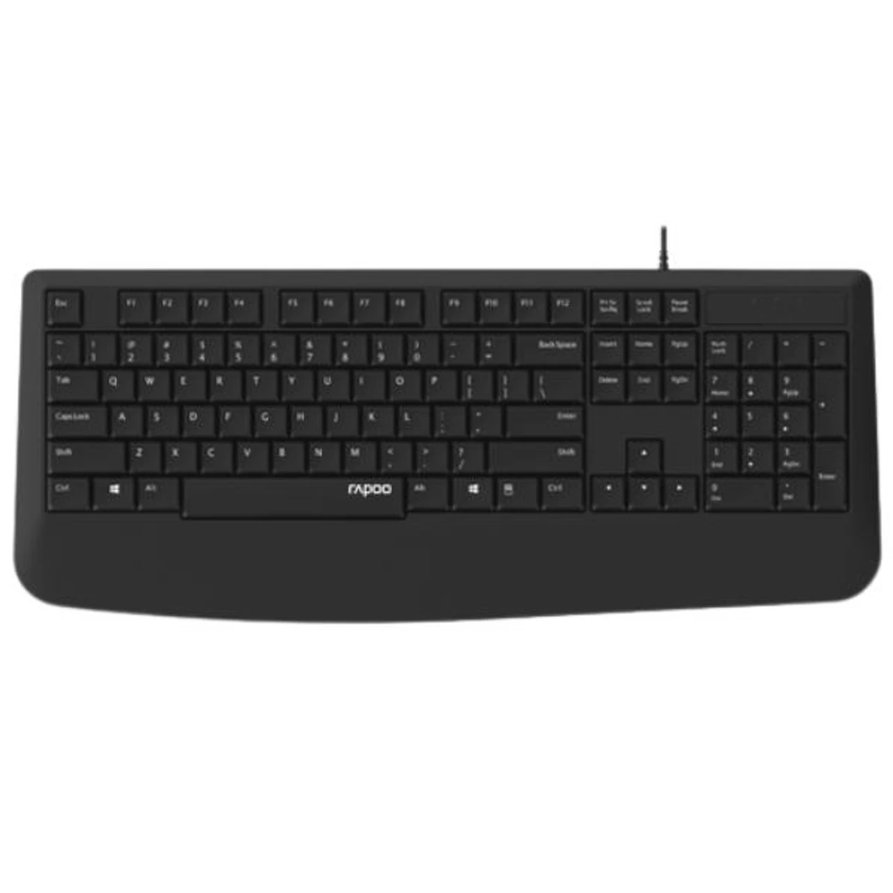 RAPOO NK1900 Wired Keyboard, Entry Level, Laser Carved Keycap, Spill-Resistant, Multimedia Hotkeys ~ NK1800 3 RAPOO NK1900 Wired Keyboard, Entry Level, Laser Carved Keycap, Spill-Resistant, Multimedia Hotkeys ~ NK1800