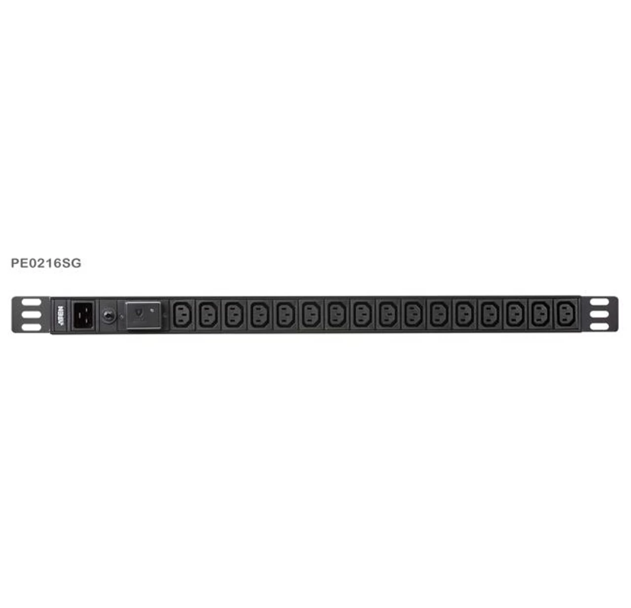 ATEN 0U 16-port Basic PDU With Surge Protection, 100-240VAC, 16AMax, 50-60Hz, 16 X IEC C13, Overcurrent Protection, Aluminum Material 3 ATEN 0U 16-port Basic PDU With Surge Protection, 100-240VAC, 16AMax, 50-60Hz, 16 X IEC C13, Overcurrent Protection, Aluminum Material