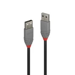 LINDY 5m USB2 A-A, Anthra Line -Office Electronics Store LIN36695 28618.1646295317