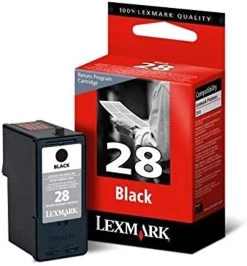 Lexmark™ LEXMARK 28 BLACK RETURN PROGRAM PRINT CARTRIDGE