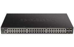 D Link D-Link 52-Port Gigabit Smart Managed PoE Switch With 48 RJ45 And 4 SFP+ 10G Ports