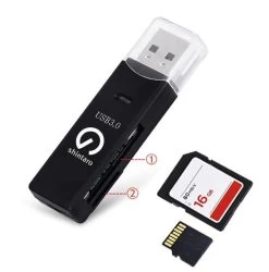 Shintaro USB 3.0 SD Card Reader - Supports Micro SD And SD Card