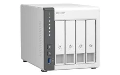 QNAP 4-bay ARM 4C 2.0GHz ; 4 X SATA 6Gb/s 3.5 ;/2.5 4GB RAM On-board; 1 X GbE; 1 X 2.5GbE ; 1 X USB3.2 Gen1 And 2 X USB2.0