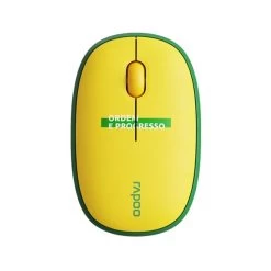 RAPOO Multi-mode Wireless Mouse Bluetooth 3.0, 4.0 And 2.4G Fashionable And Portable, Removable Cover Silent Switche 1300 DPI Brazil - World Cup