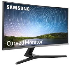 SAMSUNG R500 27' 60Hz FHD FreeSync Curved Gaming Monitor 1920x1080 4ms 16.7M 1800R Tilt VESA D-Sub HDMI Bezeless Game Mode Eye Save Mode Flicker Free