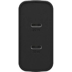 Otterbox 50W USB-C Fast Charge Dual Port Wall Charger - Black Shimmer