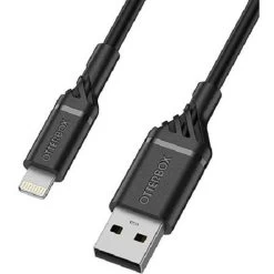 OTTERBOX USB-A To Lightning 1 Meter MFi Cable - Black USB A To Lightning - Rugged, Tough And Built To Outlast