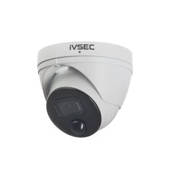 IVSEC DOME IP CAMERA 5MP 2.8MM LENS POE IP66 30M IR MIC PIR HEAT DECT