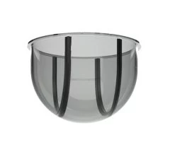 MILESIGHT Smoked Dome Cover, Ideal For Concealing Camera Orientation, Suitable For Mini PTZ Dome