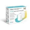 TP-Link Deco X202-pack AX1800 Whole Home Mesh Wi-Fi 6 System, Up To 370 Sqm Coverage, WIFI6, 1201Mbps @ 5Ghz, 574Mbps @ 2.4 GHz OFDMA, MU-MIMO -Office Electronics Store NWTL DECOX20 2 96333.1608214082