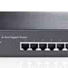 TP-Link TL-SG1008 8-Port Gigabit Unmanaged Switch 13' Desktop Rackmountable Steel Case Fanless Supports MAC Address 802.1p/DSCP QoS -Office Electronics Store NWTL SG1008 27415.1608214136