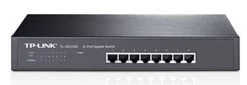 TP-Link TL-SG1008 8-Port Gigabit Unmanaged Switch 13' Desktop Rackmountable Steel Case Fanless Supports MAC Address 802.1p/DSCP QoS