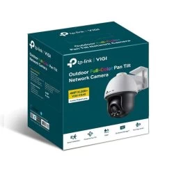TP-LINK VIGI 4MP C540(4mm) Outdoor Full-Colour Pan Tilt Network Camera, 4mm Lens, Smart Detectio, 2YW (LD)