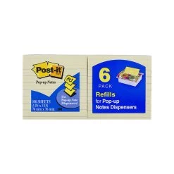 POST-IT P/Up R335-YL Yellow 73X73 Pack Of 6 -Office Electronics Store PI70005293611 37655.1626859434