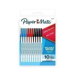 PAPER MATE Kilometrico Assorted Pack Of 10R Box12