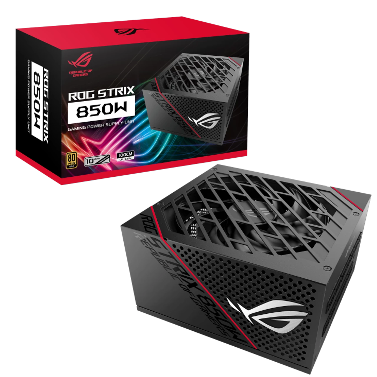 ASUS ROG-STRIX-850G 850W 80 PLUS Gold Fully Modular PSU, ROG Heatsinks, Axial-tech Fan Design, Dual Ball Fan Bearings, 0dB Technology 3 ASUS ROG-STRIX-850G 850W 80 PLUS Gold Fully Modular PSU, ROG Heatsinks, Axial-tech Fan Design, Dual Ball Fan Bearings, 0dB Technology