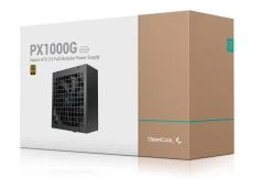 DEEPCOOL PX1000-G 80+ GOLD Power Supply, 135mm Fan, Japan Electrolytic Capacitors, DC To DC, ATX12V V3.0, 100,000 MTBF, 90% Efficiency