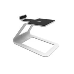 Kanto SE4W Elevated Desktop Speaker Stands For Midsize Speakers - Pair, White -Office Electronics Store SE4W IMG03 SingleRight 30049.1710001593