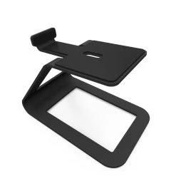 Kanto SE4 Elevated Desktop Speaker Stands For Midsize Speakers - Pair, Black -Office Electronics Store SE4 IMG03 SIngleRIght 63713.1710001479
