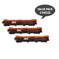 Brother TN-251 Black Premium Generic Toner Set Of 3