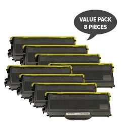 Brother TN-2150 TN360 Black Premium Toner Set Of 8