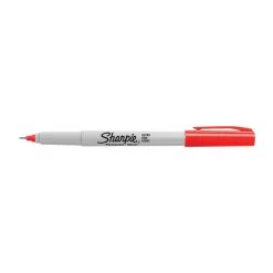 SHARPIE Ultra Fine Point Permanent Marker Red Box Of 12 -Office Electronics Store SH37002 14156.1646296050
