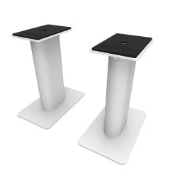 Kanto SP9W 9" Tall Universal Desktop Speaker Stand - Pair, White -Office Electronics Store SP9W IMG01 Main 64743.1713983733