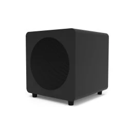 Kanto SUB8 300W 8" Sealed Powered Subwoofer, Matte Black -Office Electronics Store SUB8VMB IMG01 MainLeft 93405.1687084793