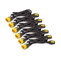 APC - Schneider Power Cord Kit 6 Ea. Locking. C13 To C14. 1.8m, 10A, Free Up Space And Secure Power, Easy-to-use