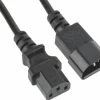 ASTROTEK Power Extension Cable 2m - Male To Female Monitor To PC Or PC/UPS To Device IEC C13 To C14