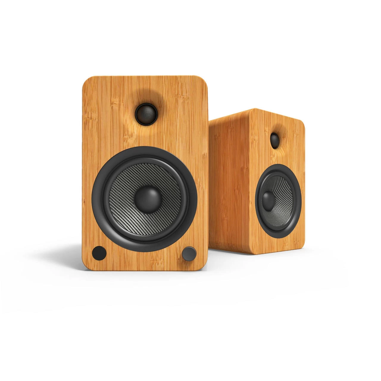 Kanto YU6 200W Powered Bookshelf Speakers With Bluetooth® And Phono Preamp - Pair, Bamboo With SX22 Black Stand Bundle 12 Kanto YU6 200W Powered Bookshelf Speakers With Bluetooth® And Phono Preamp - Pair, Bamboo With SX22 Black Stand Bundle - Image 10