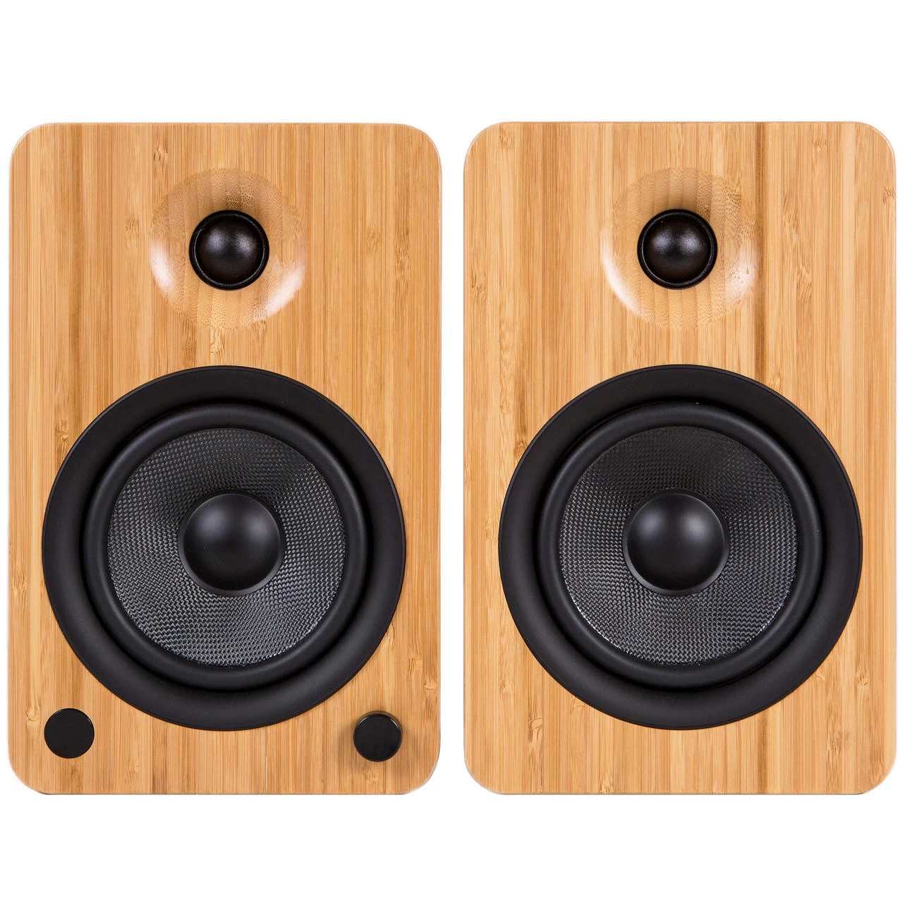 Kanto YU6 200W Powered Bookshelf Speakers With Bluetooth® And Phono Preamp - Pair, Bamboo With SX22 Black Stand Bundle 10 Kanto YU6 200W Powered Bookshelf Speakers With Bluetooth® And Phono Preamp - Pair, Bamboo With SX22 Black Stand Bundle - Image 8