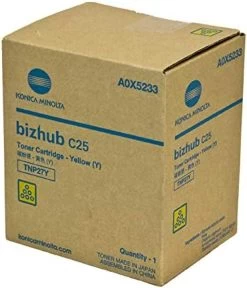 KONICA MINOLTA BIZHUB C25 TNP27 YELLOW TONER - 6K