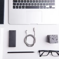 Anchor Cable 2.0 - World's Strongest Stainless Steel Magnetic Charging Cable With USB New (BUY ONE GET ONE FREE) -Office Electronics Store cable white 11369.1649225542